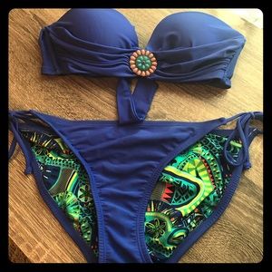 🌸Size Medium Blue Bikini