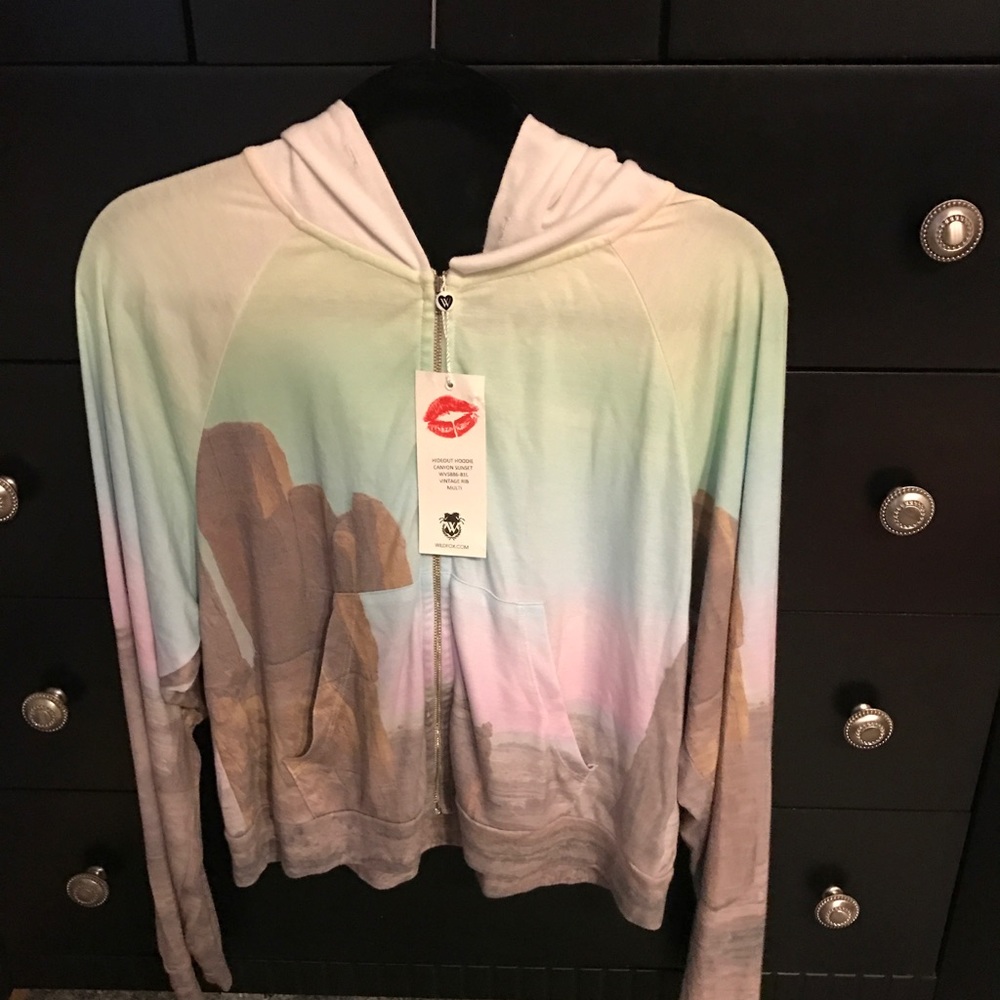 Wildfox Desert Canyon Sunset Landscape Hoodie