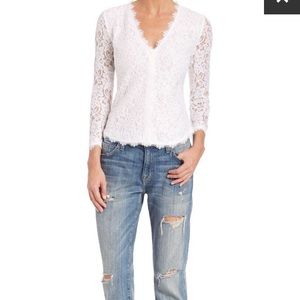 New with tags beautiful lace blouse