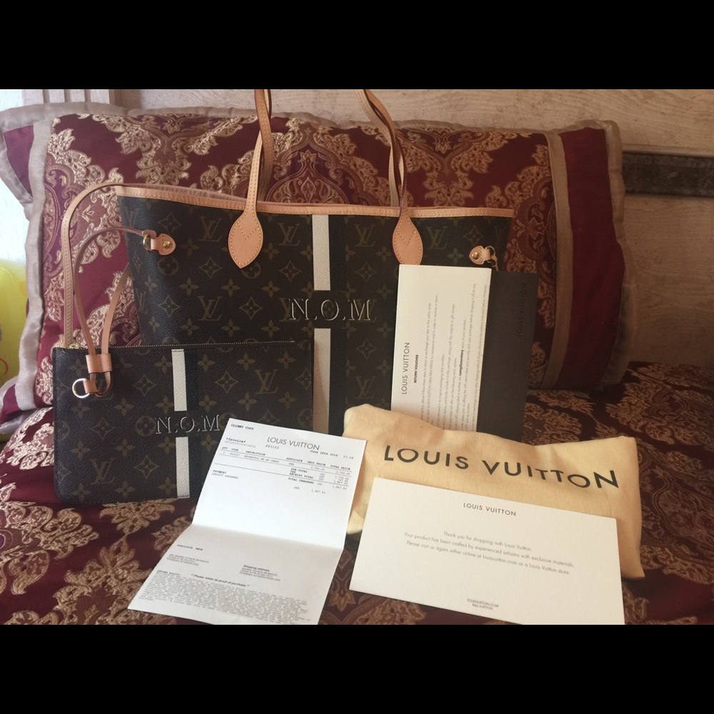 🎉SOLD🎉AUTHENTIC LOUIS VUITTON NEVERFULL MM MON