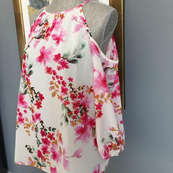 Sanctuary Smocked Cold Shoulder Top - Picture 3 of 4