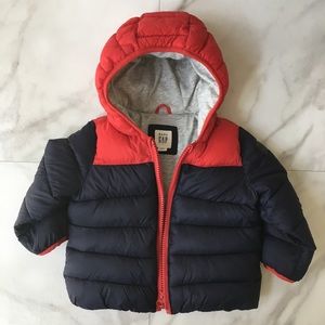 GAP Baby Boy Puffer Coat Size 12-18