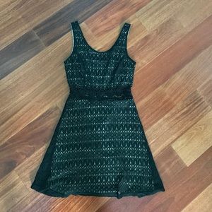 Black laced dress