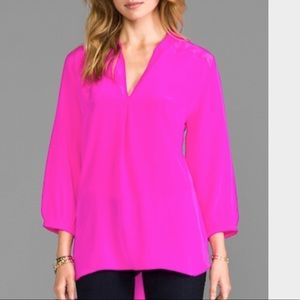 Amanda Uprichard high-low top, size small.