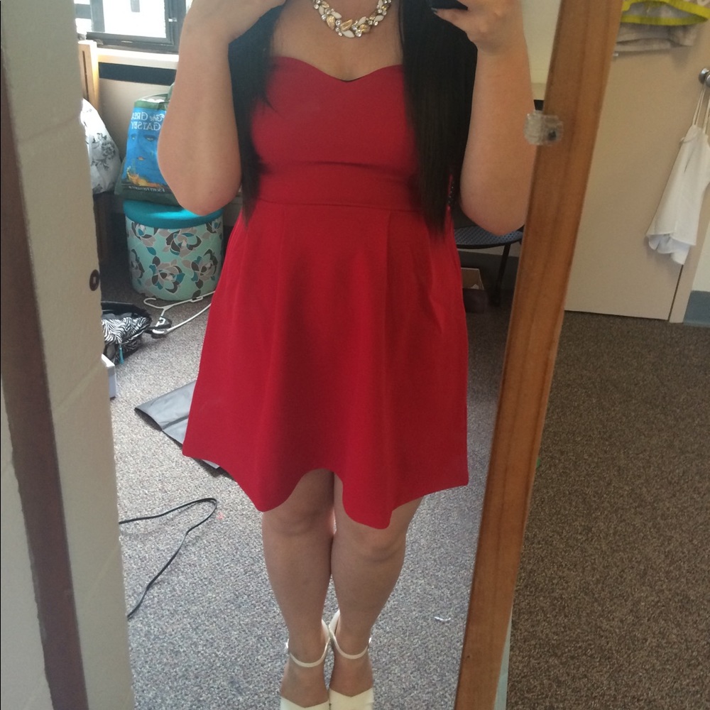 Forever 21 Red Skater Dress