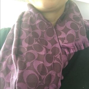 Plum Coach Factory Scarf