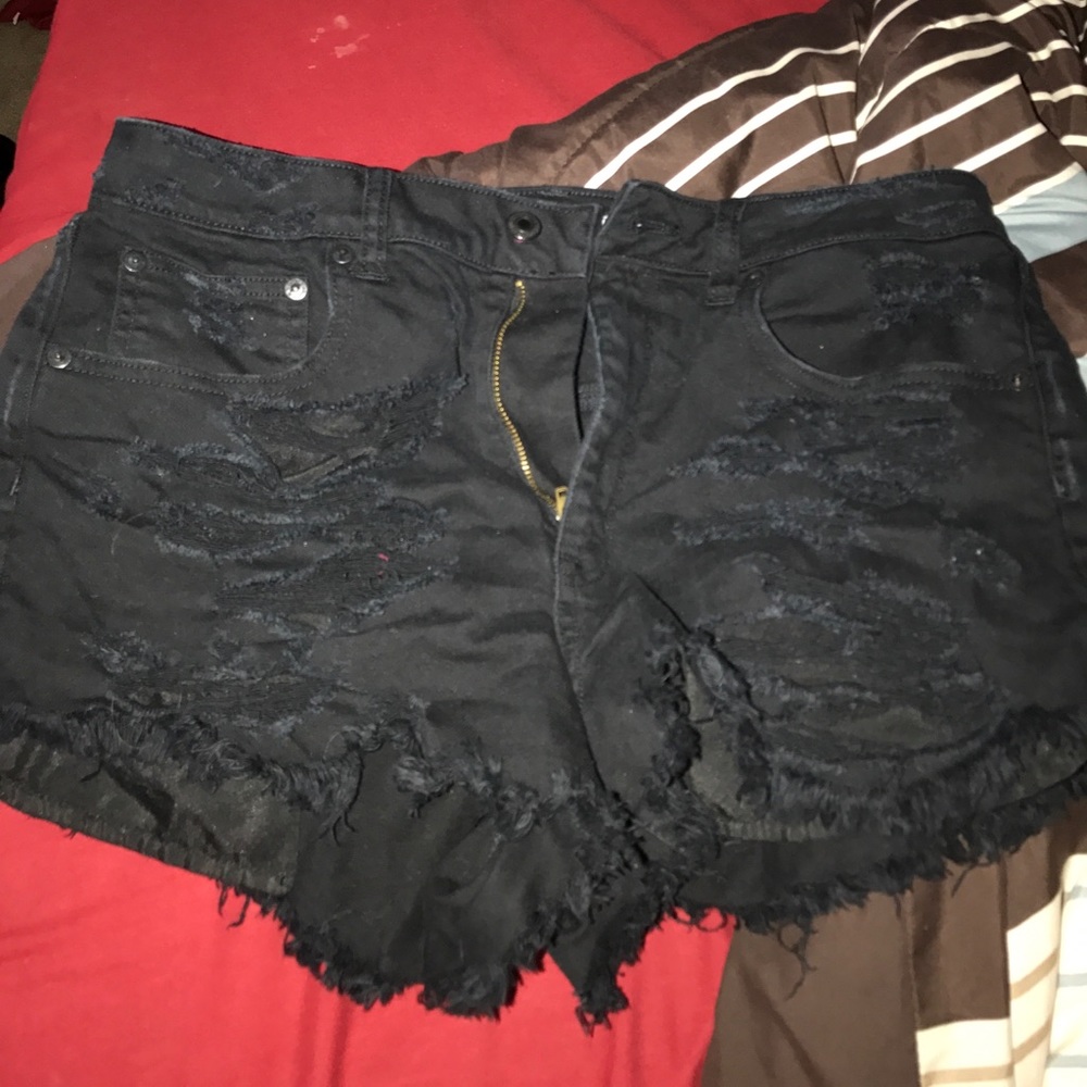 American Eagle High Rise Jean Shorts