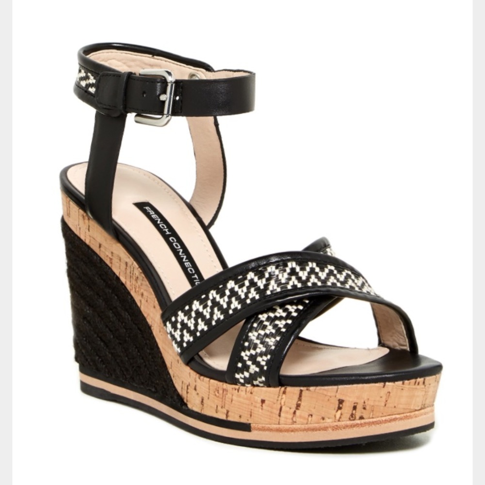 French Connection Lata Wedges - sz 9