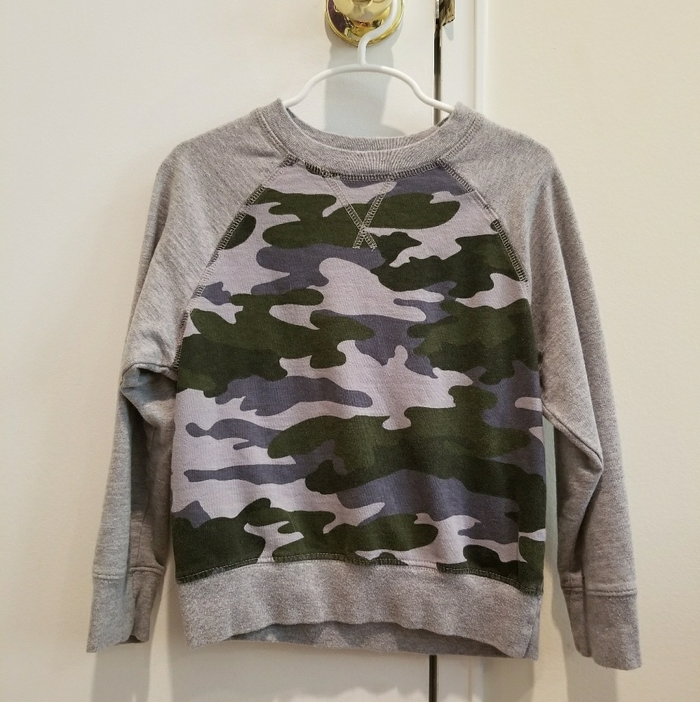 SOLD - Kid's camo sweatshirt