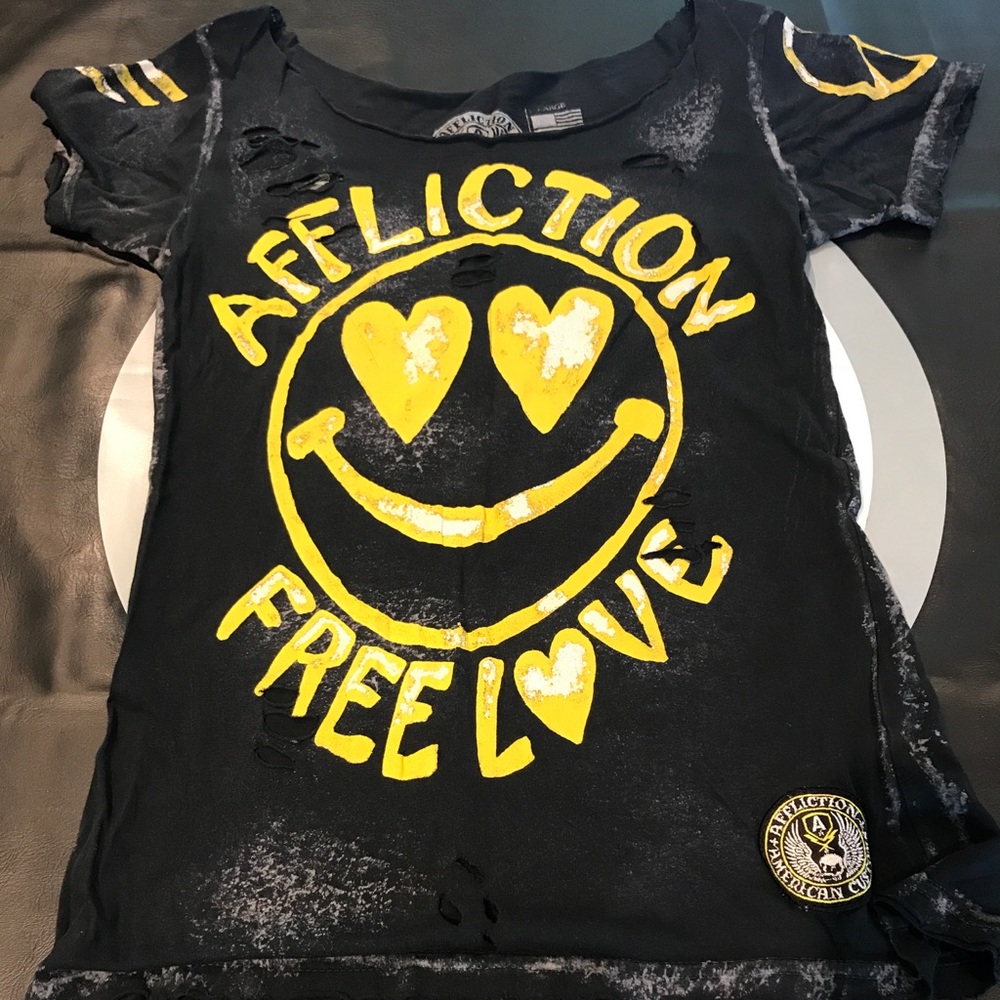 Affliction Free Love Scoop Neck
