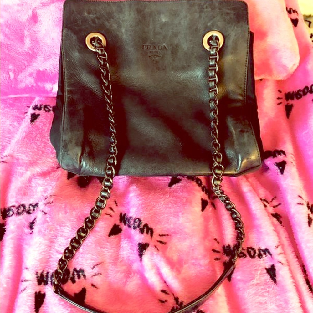 Prada Milano leather handbag