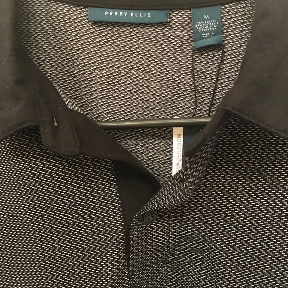 Perry Ellis Short Sleeve Collared Shirt - Picture 2 of 4