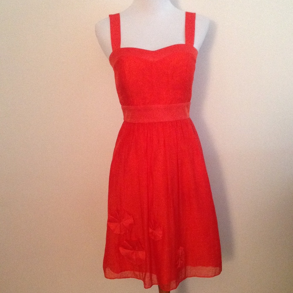 Max and Cleo coral dress