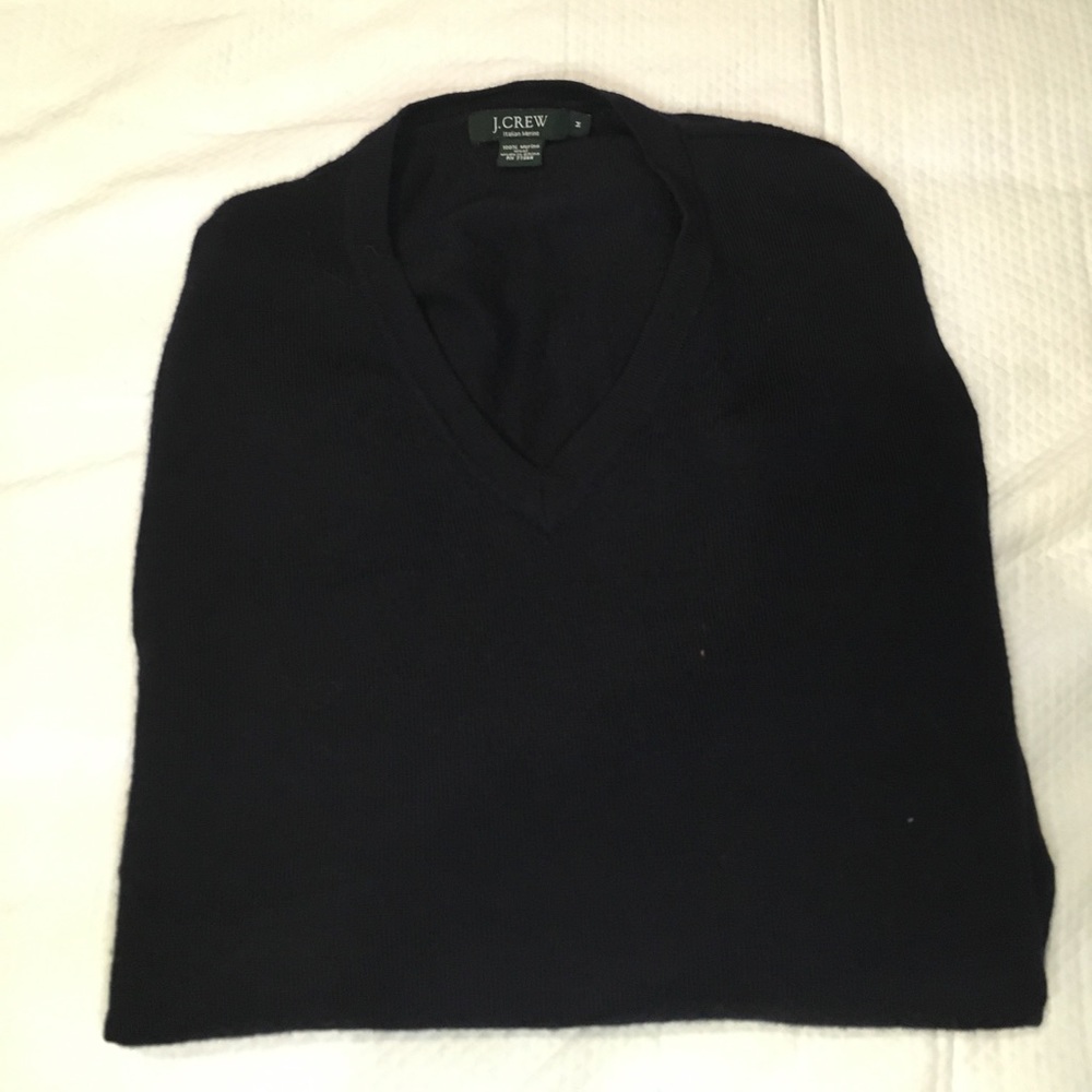 Jcrew v neck merino sweater