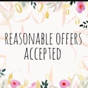 Make a reasonable offer🙂 let's negotiate!