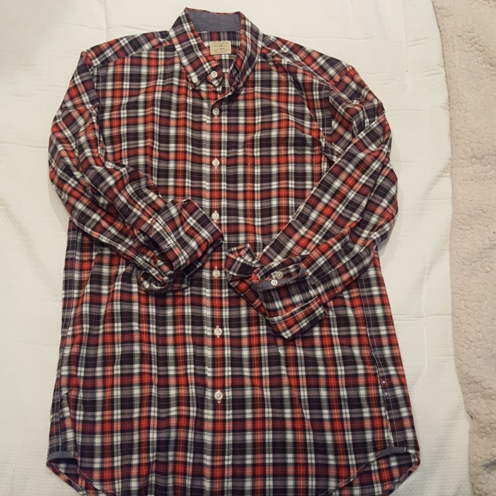 J. Crew plaid button down - Picture 2 of 3
