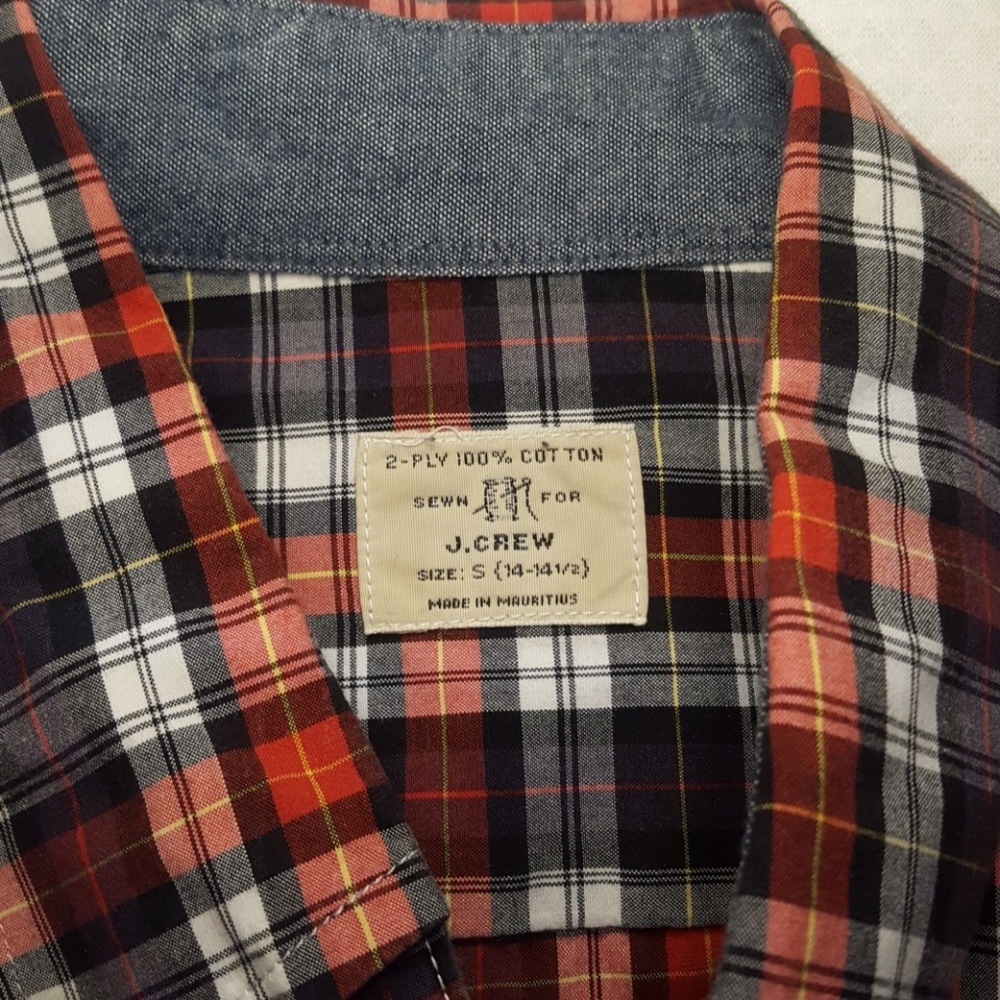 J. Crew plaid button down - Picture 3 of 3