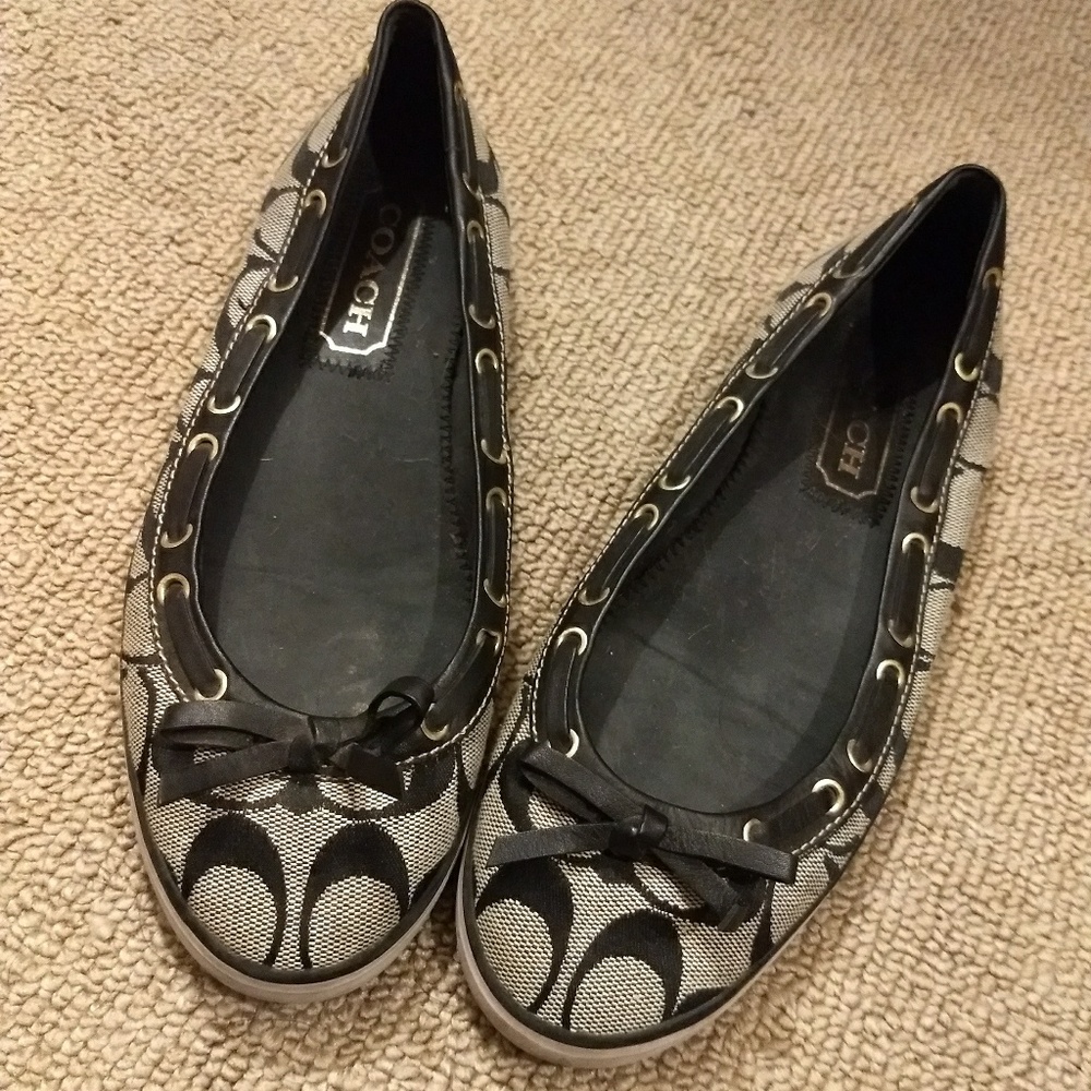 Coach ballet flats