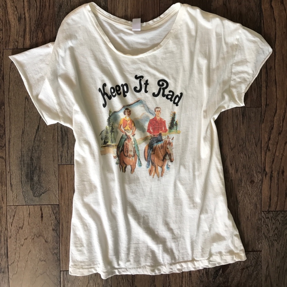Indy Brand Clothing "Keep It Rad" Tee Never Worn
