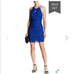 Astr the label lace bodycon dress