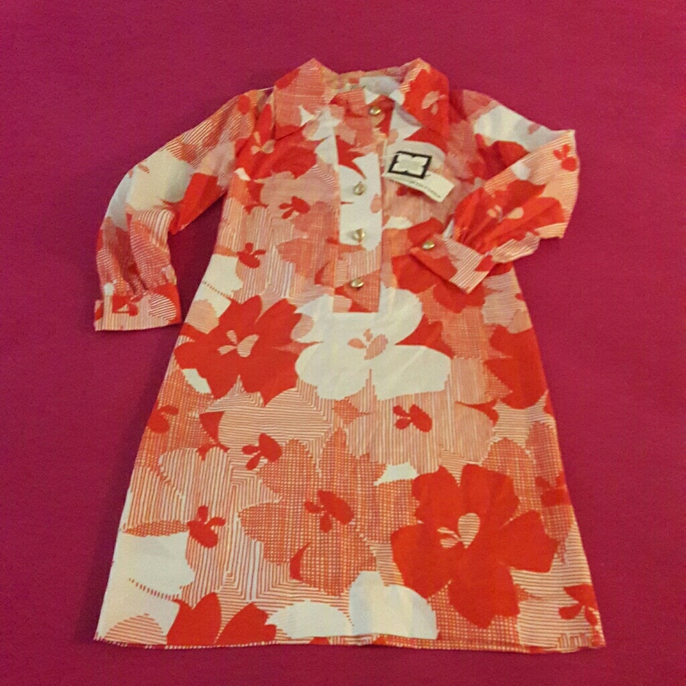 BEAUTIFUL RETRO 70s DRESS