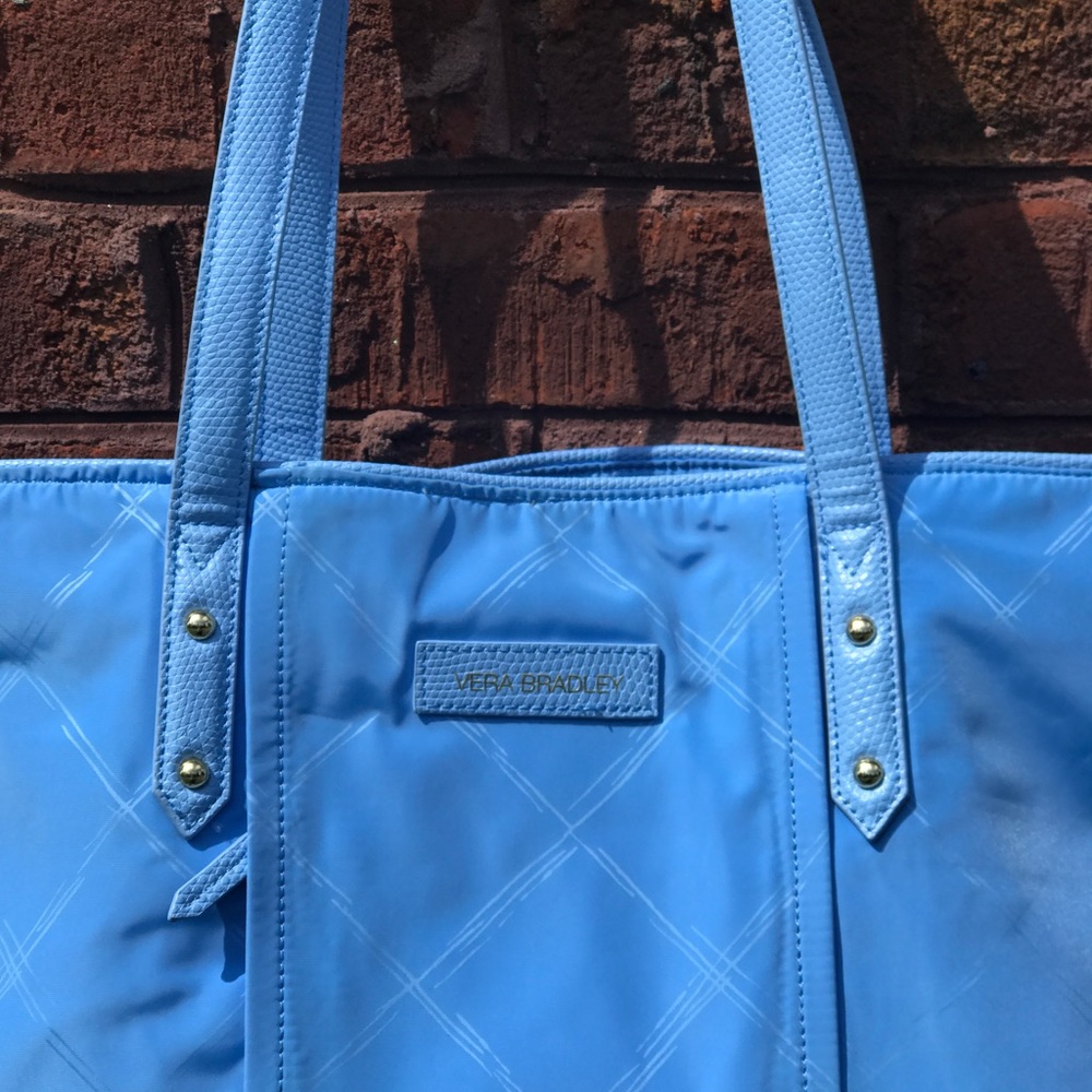 Vera Bradley Baby Blue Tote Bag - Picture 2 of 5