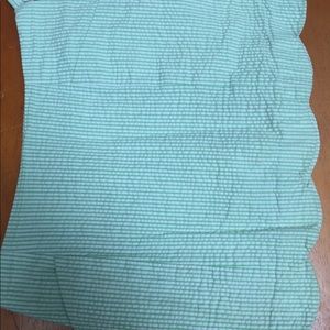 Lilly scalloped green stripe skort!!!