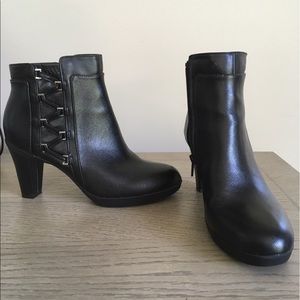 Black ankle boots