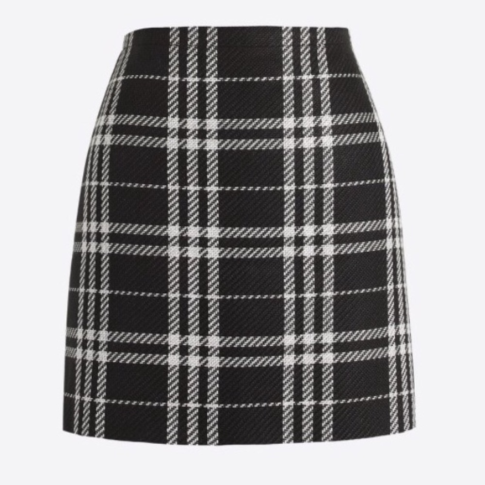 J Crew Plaid Mini Skirt- New With Tags