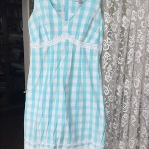 Lilly blue white lace dress!!!