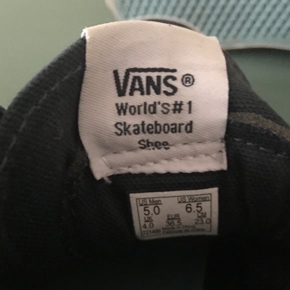 Vans Navy Hi-tops (unisex) - Picture 4 of 5