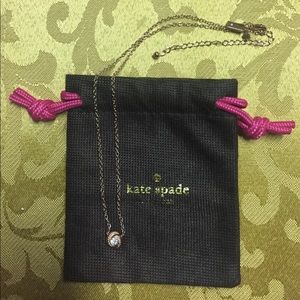 Kate Spade Rose tone pendant