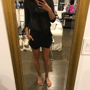 Zara Black Skort