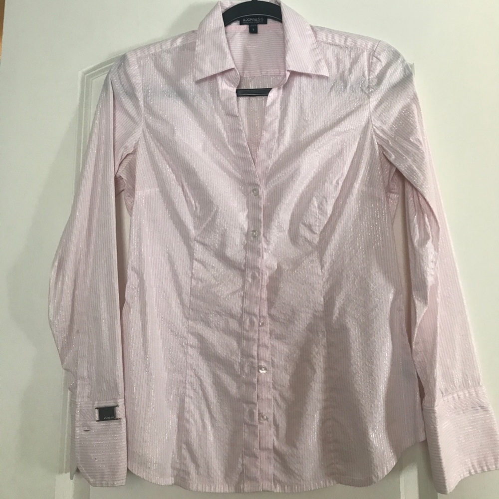 Express Essential Stretch Button Down shirt