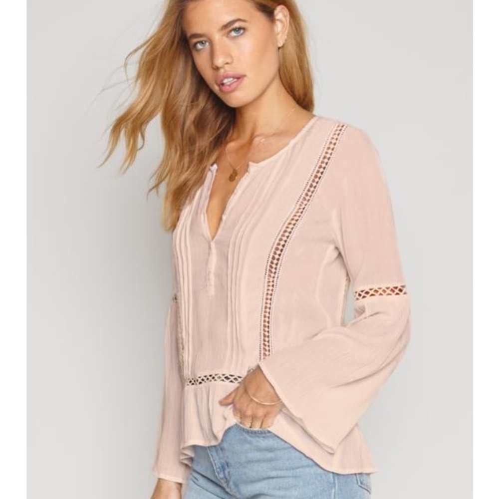 Amuse Society Zane Woven Top S