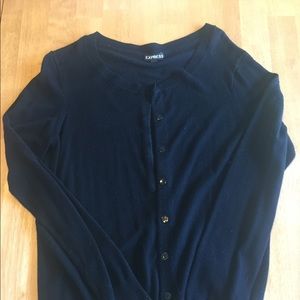 Black express cardigan medium