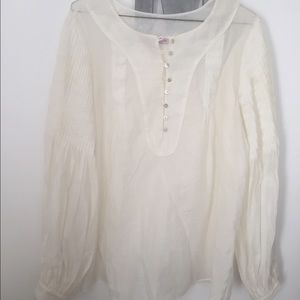 Calypso St. Barth Sheer Poets Blouse