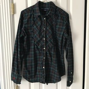 Ralph Lauren Plaid Blouse