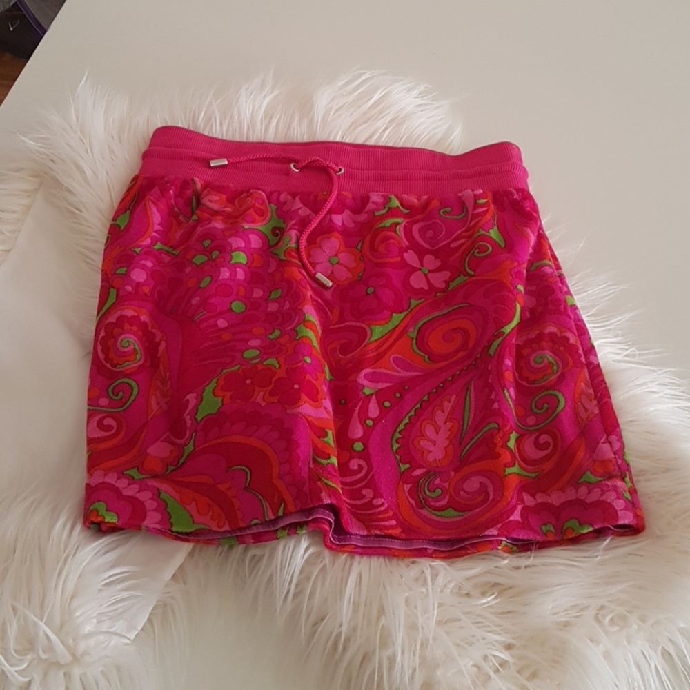 Dolce & Gabbana printed terry mini skirt