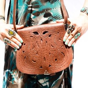 2/24 HP🎉 Leather Moroccan Handmade Bag HM0027