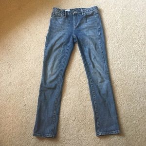Gap real straight mid rise denim