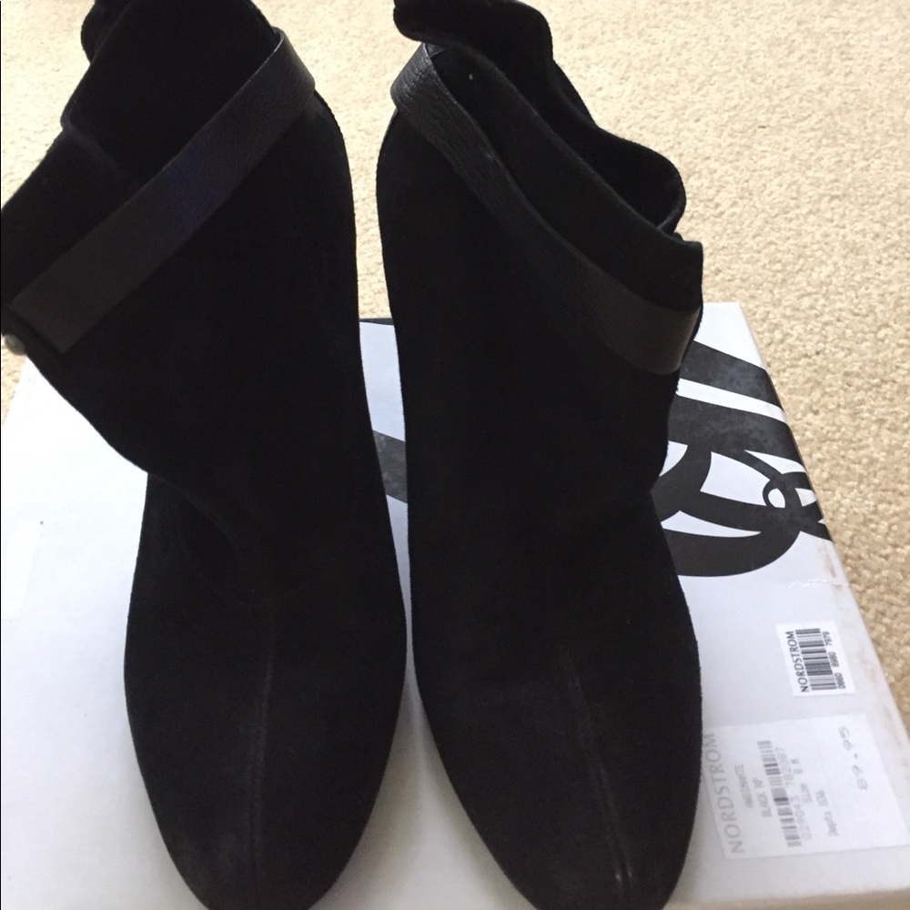 Suede booties