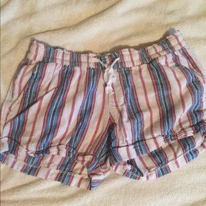 Striped sailor shorts
