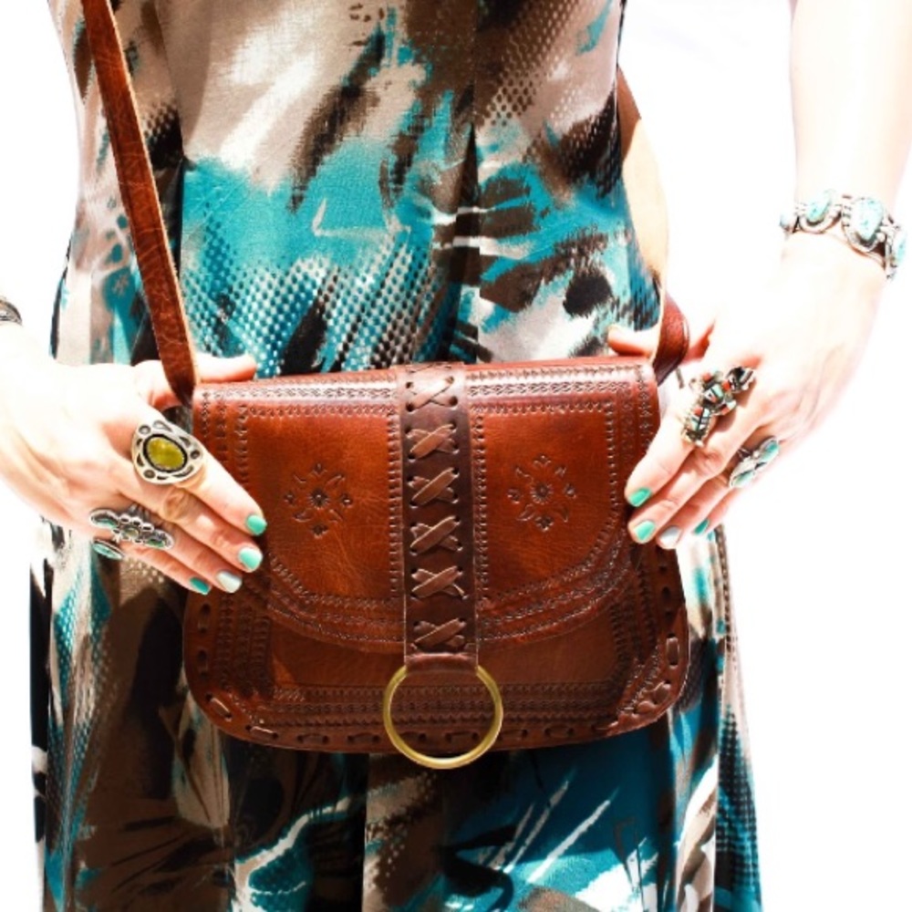 🫶🏽Handmade Leather Bag HM0025 - Picture 3 of 4