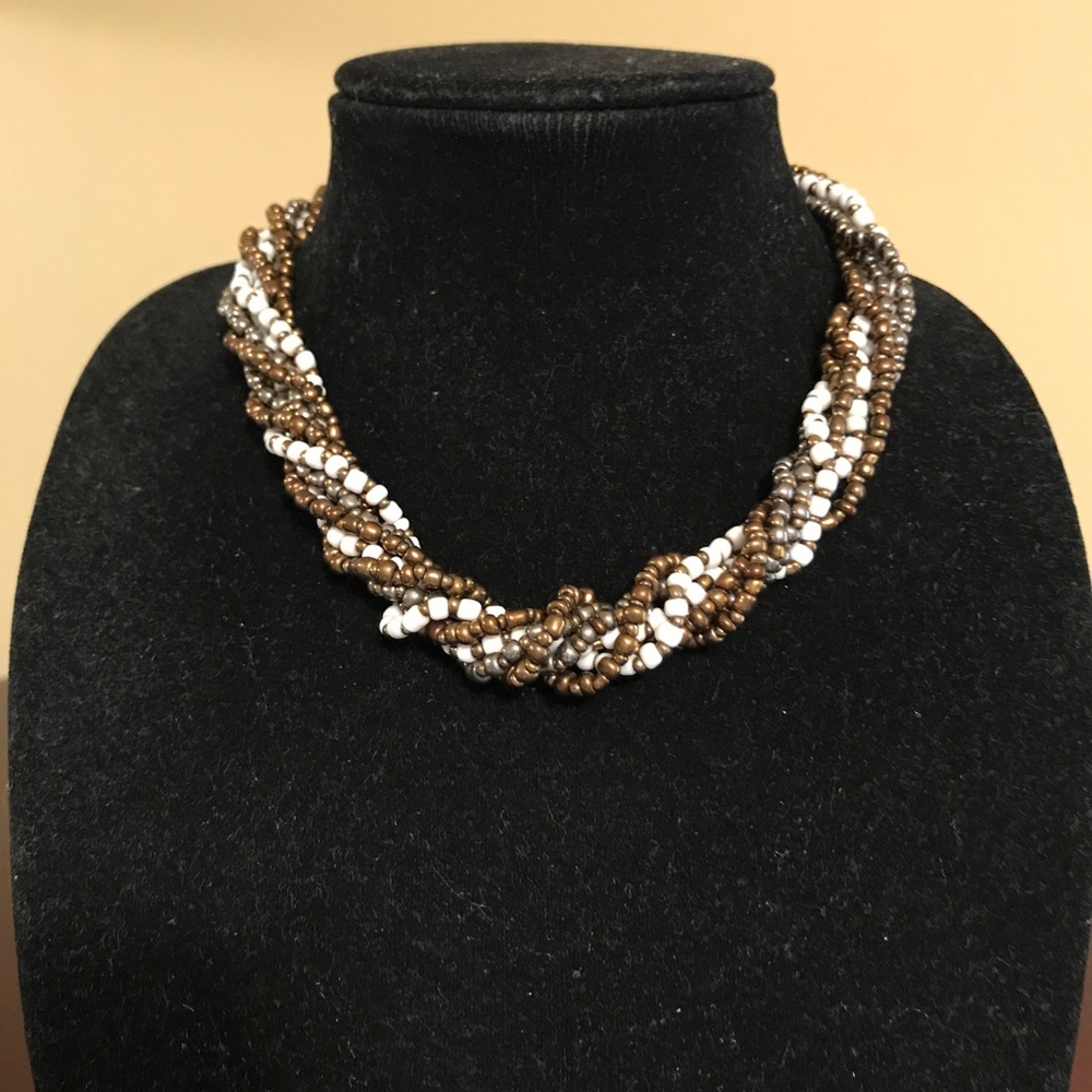 Entwined Beaded Necklace