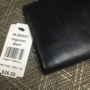 Genuine leather organizer wallet!