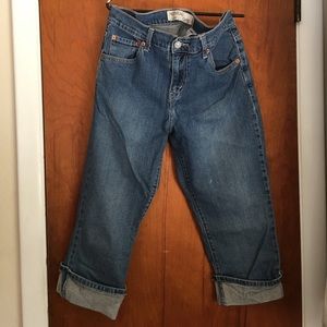 Levi's cropped jeans GUC size 10