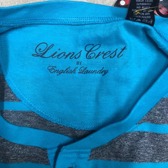 Lions Crest by English Laundry Long Sleeve - Picture 4 of 6
