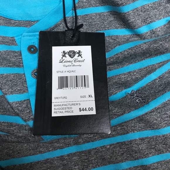 Lions Crest by English Laundry Long Sleeve - Picture 5 of 6