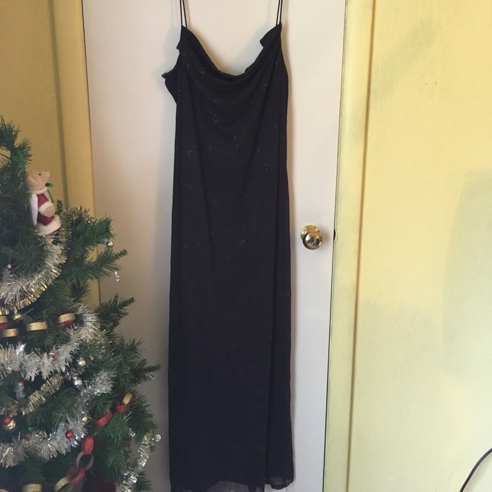 Lisa Jo size 14 evening dress with spaghetti strap